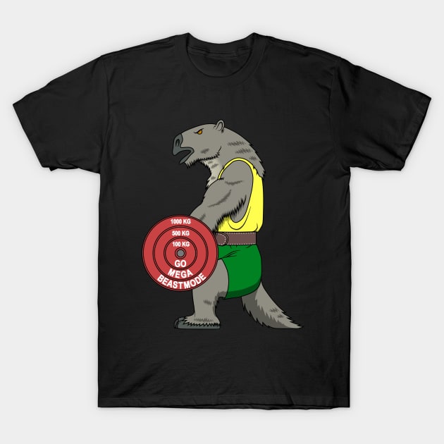 Go Mega(therium)BeastMode T-Shirt by SaltyCoty